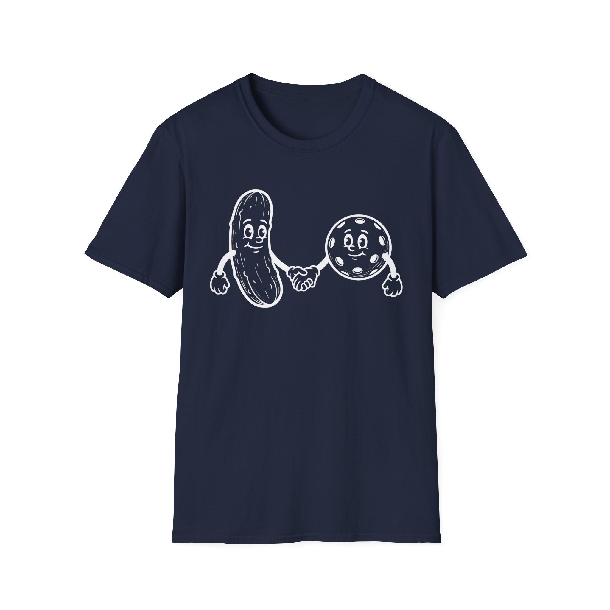 T-Shirt "Pickle and Ball" Holding Hands