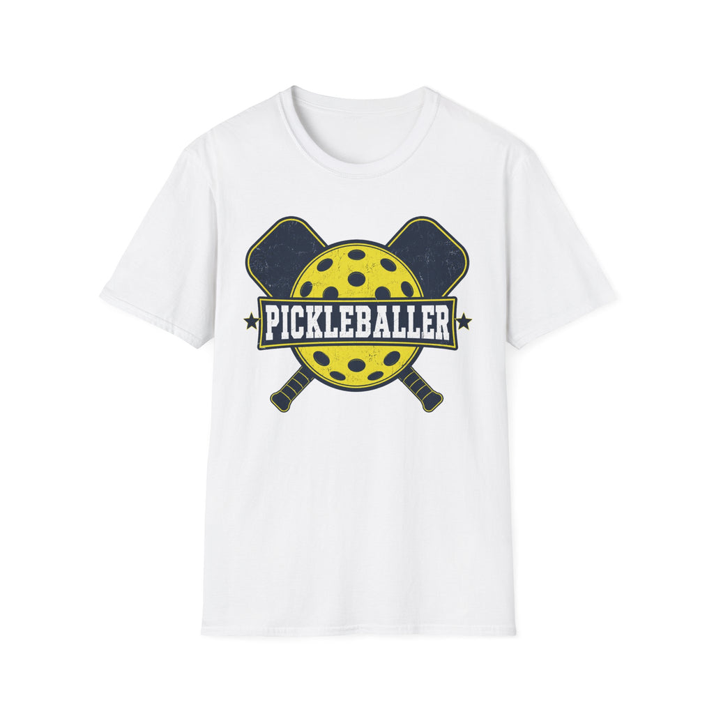 T-Shirt "Pickleballer" With Paddles