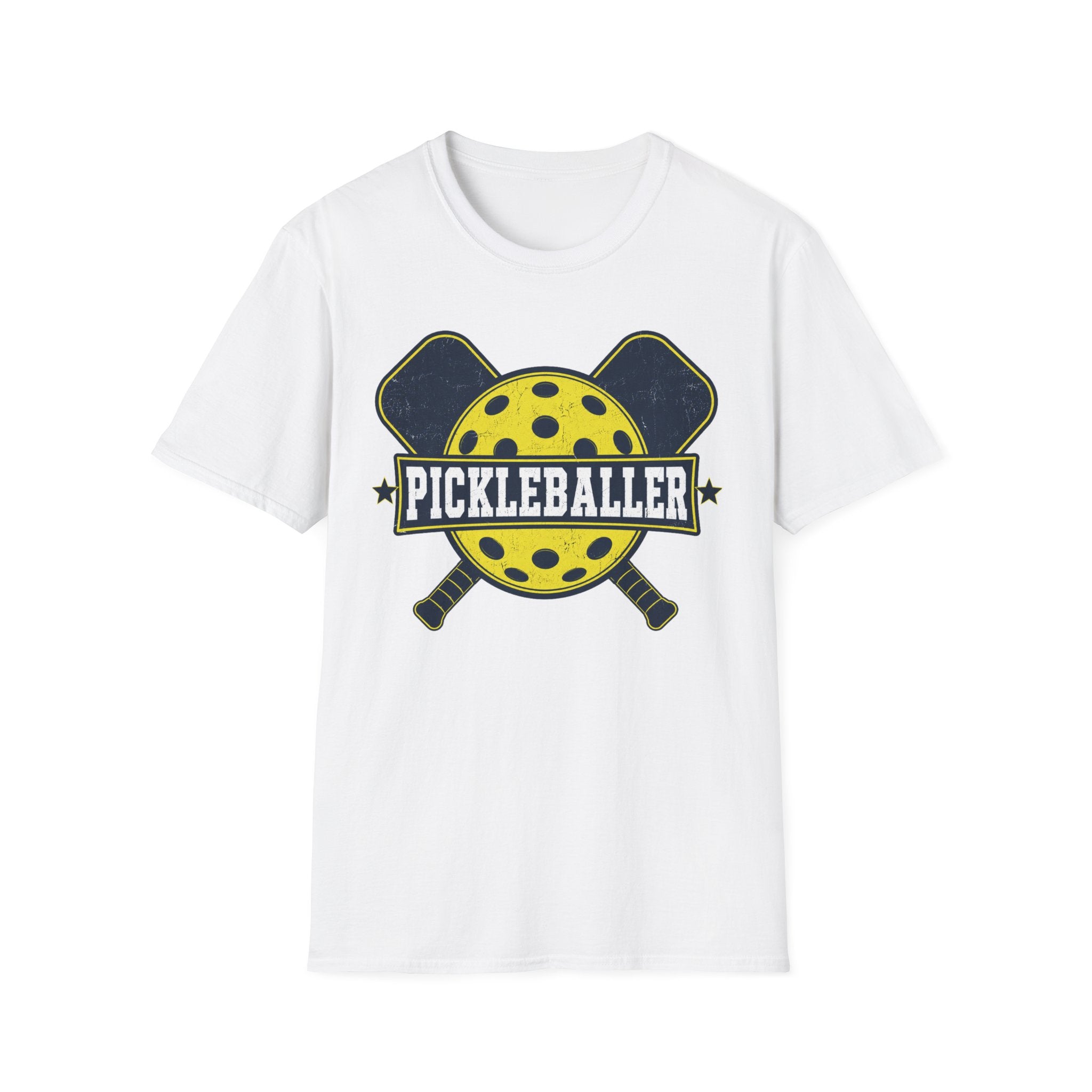 T-Shirt "Pickleballer" With Paddles