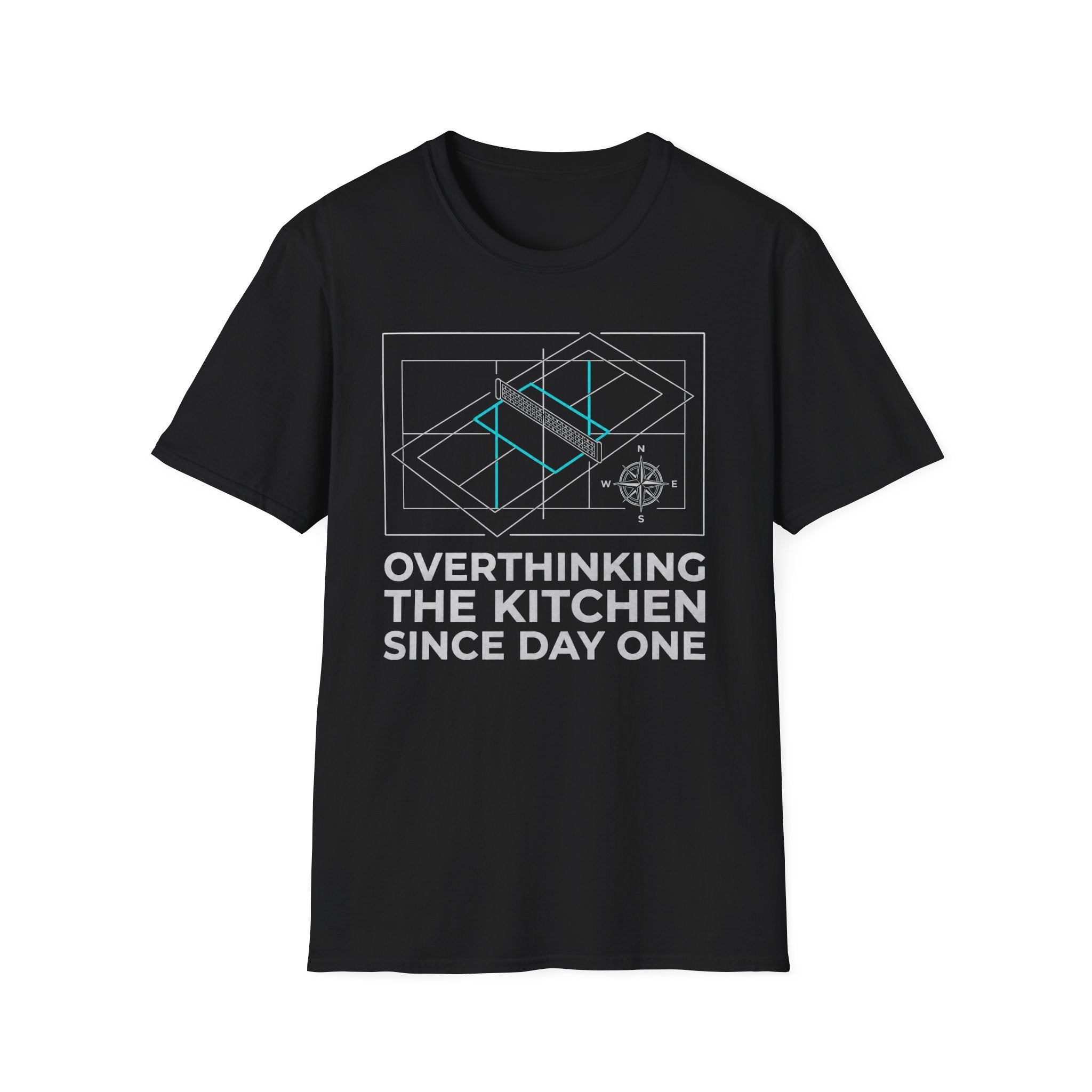 T-Shirt "Overthinking the Kitchen Since Day One"