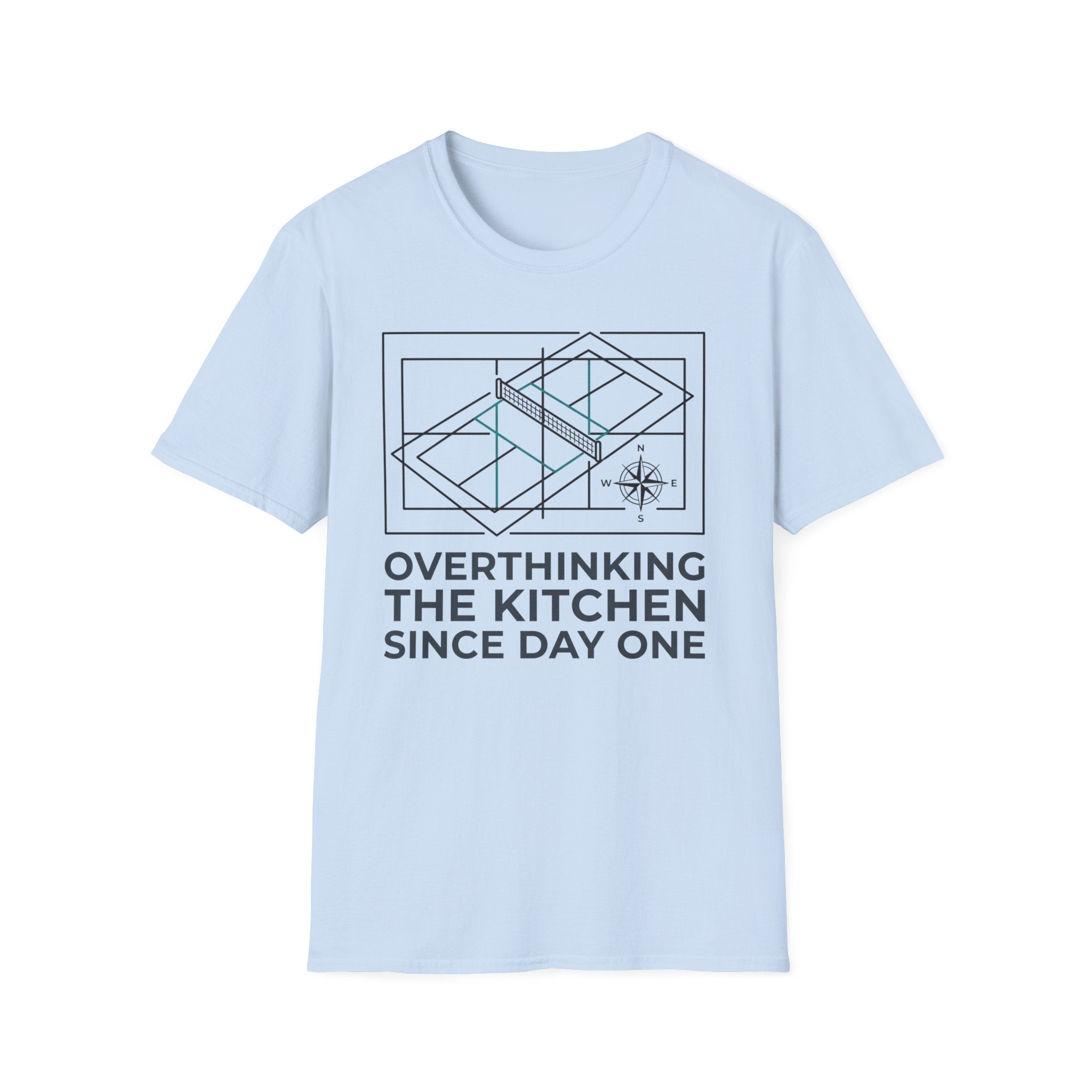 T-Shirt "Overthinking the Kitchen Since Day One"