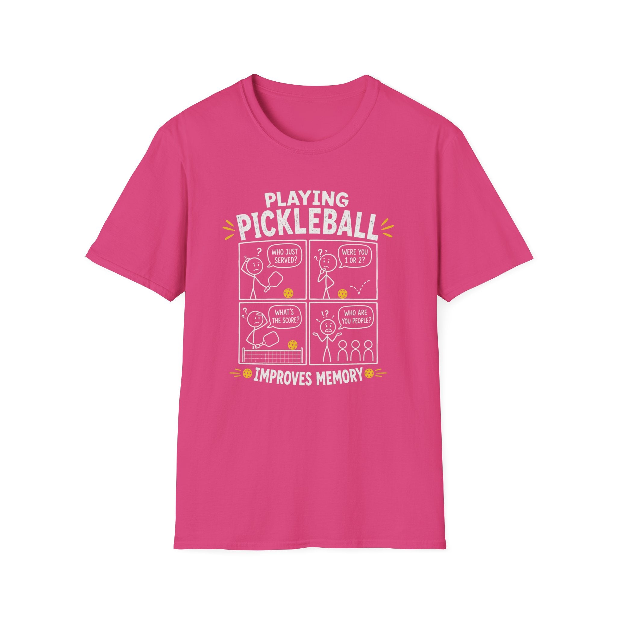 T-Shirt "Playing Pickleball Improves Memory"