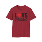 T-Shirt "Love Pickleball" Red