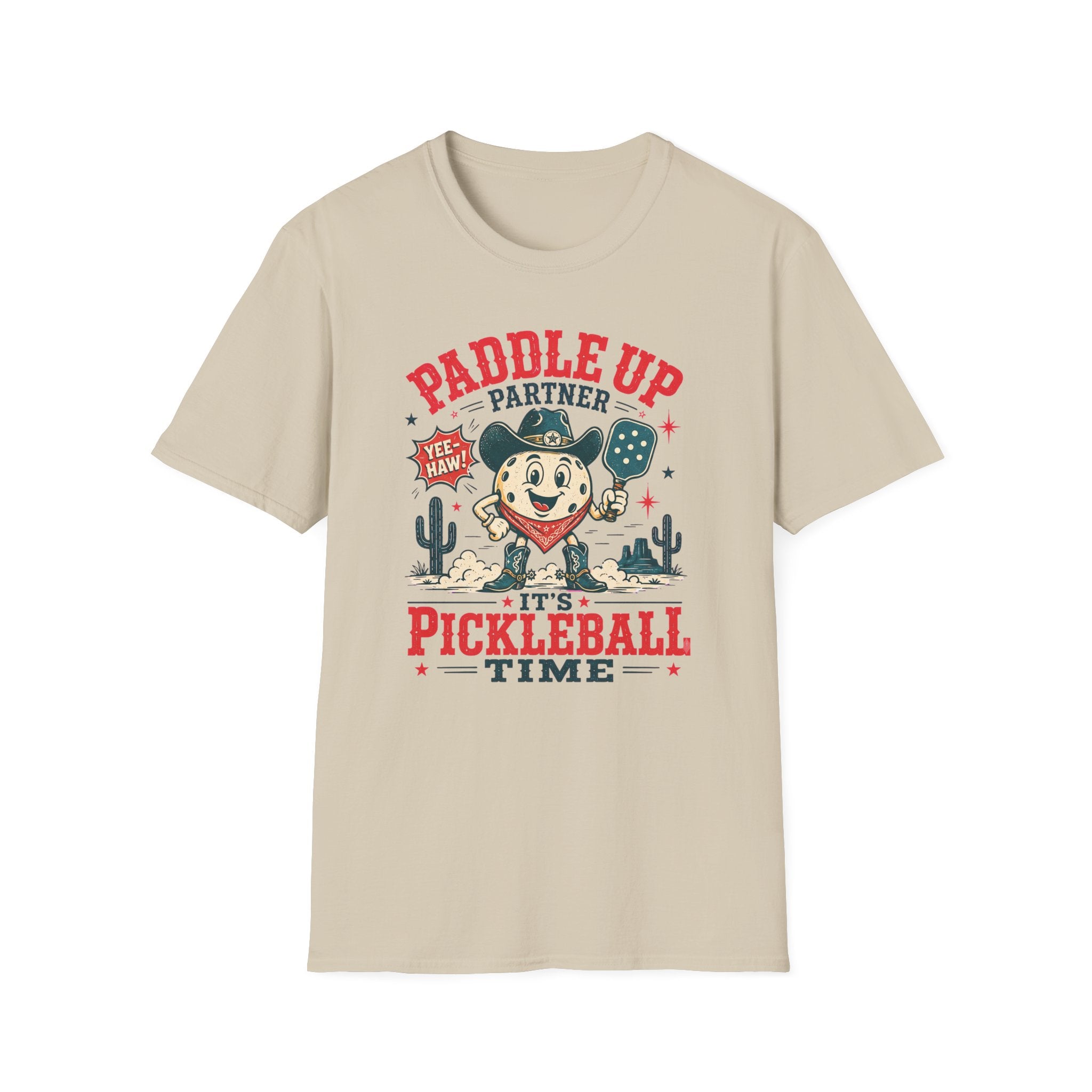 T-Shirt "Paddle Up Partner It's Pickleball Time"
