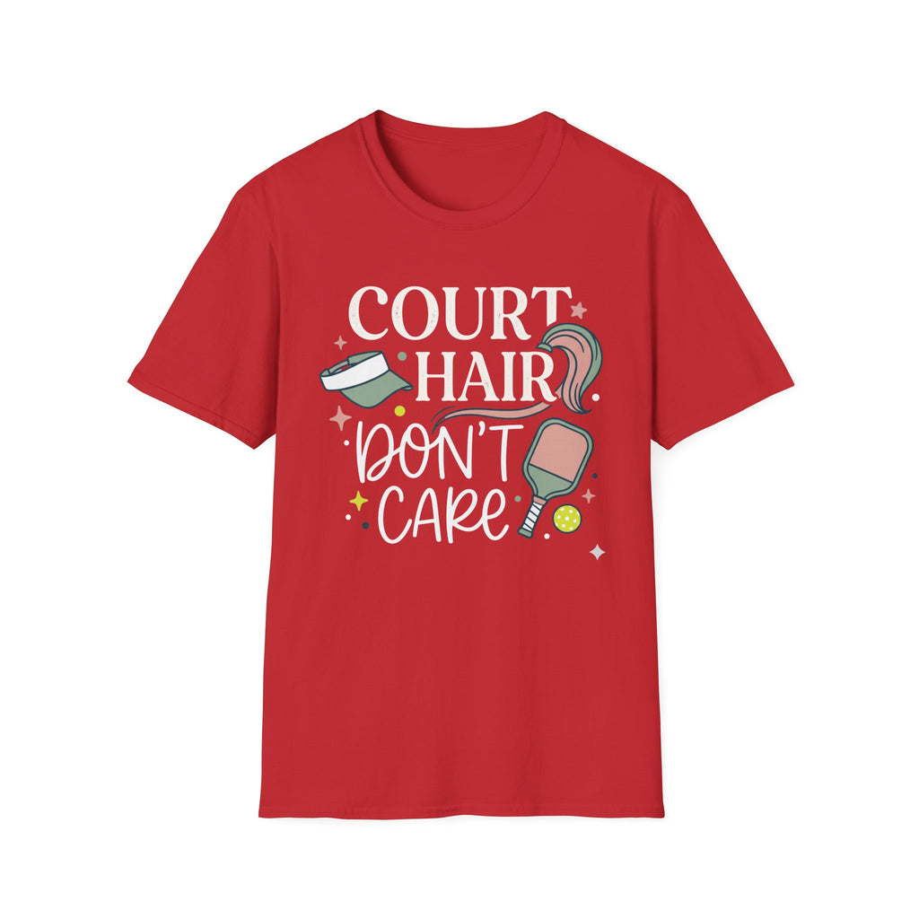 T-Shirt "Court Hair Don't Care"