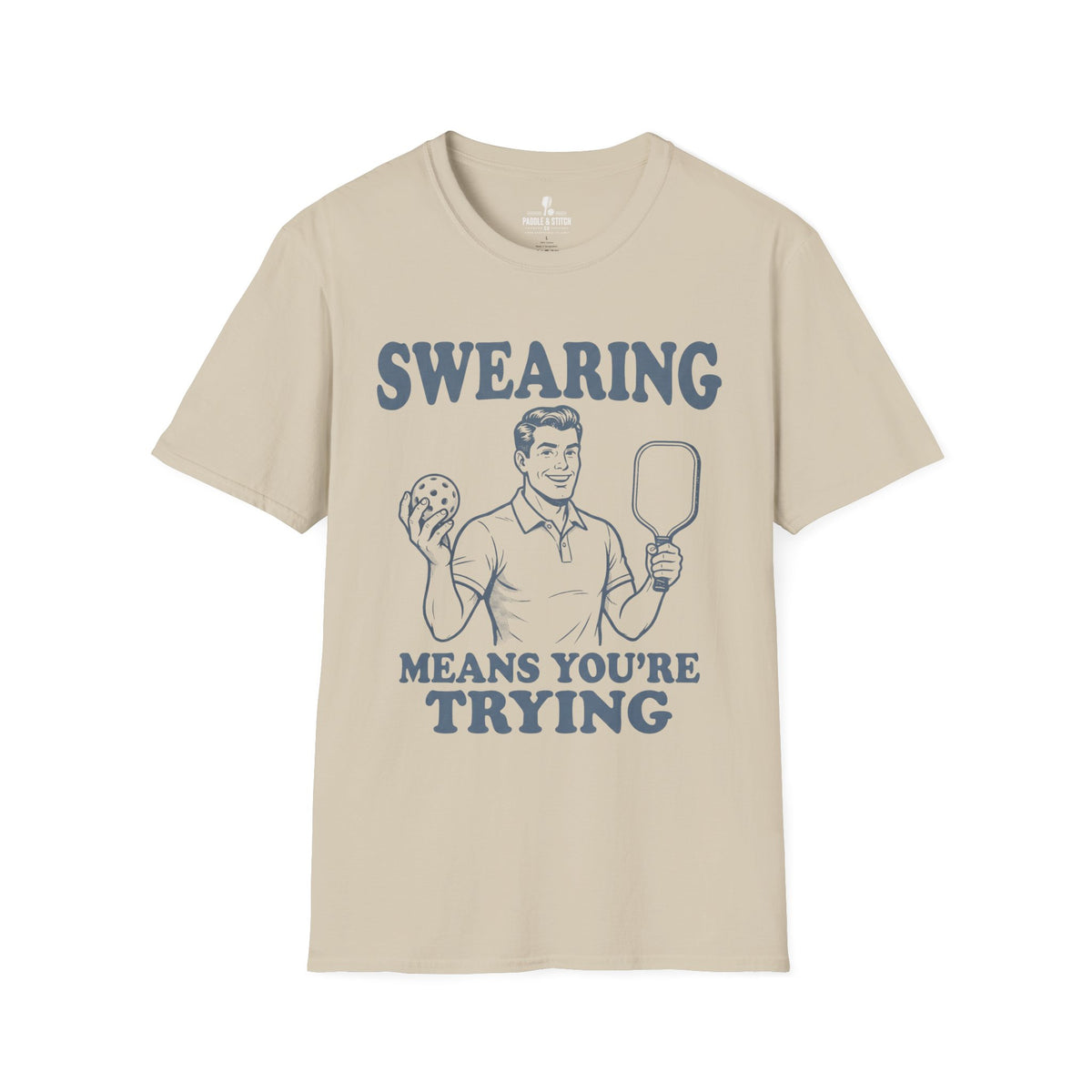 T-Shirt "Swearing Trying"