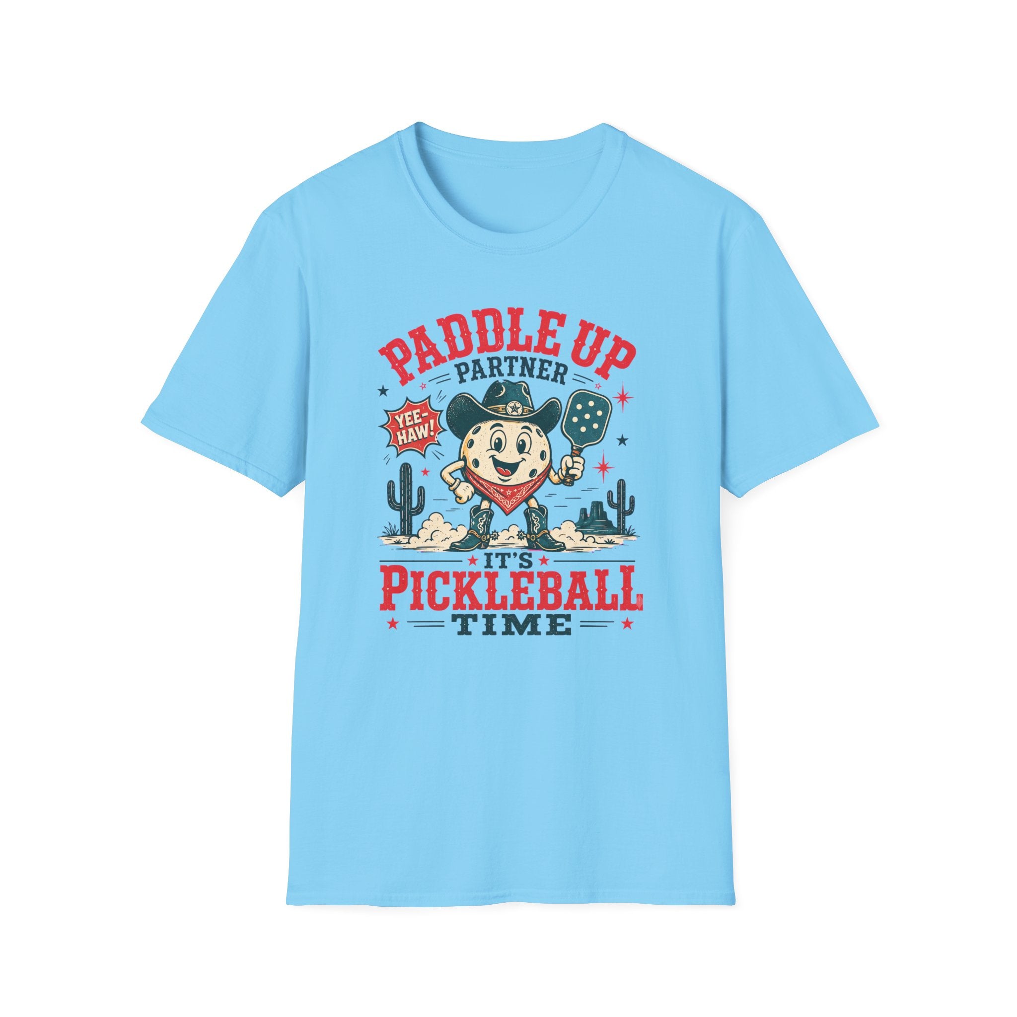 T-Shirt "Paddle Up Partner It's Pickleball Time"
