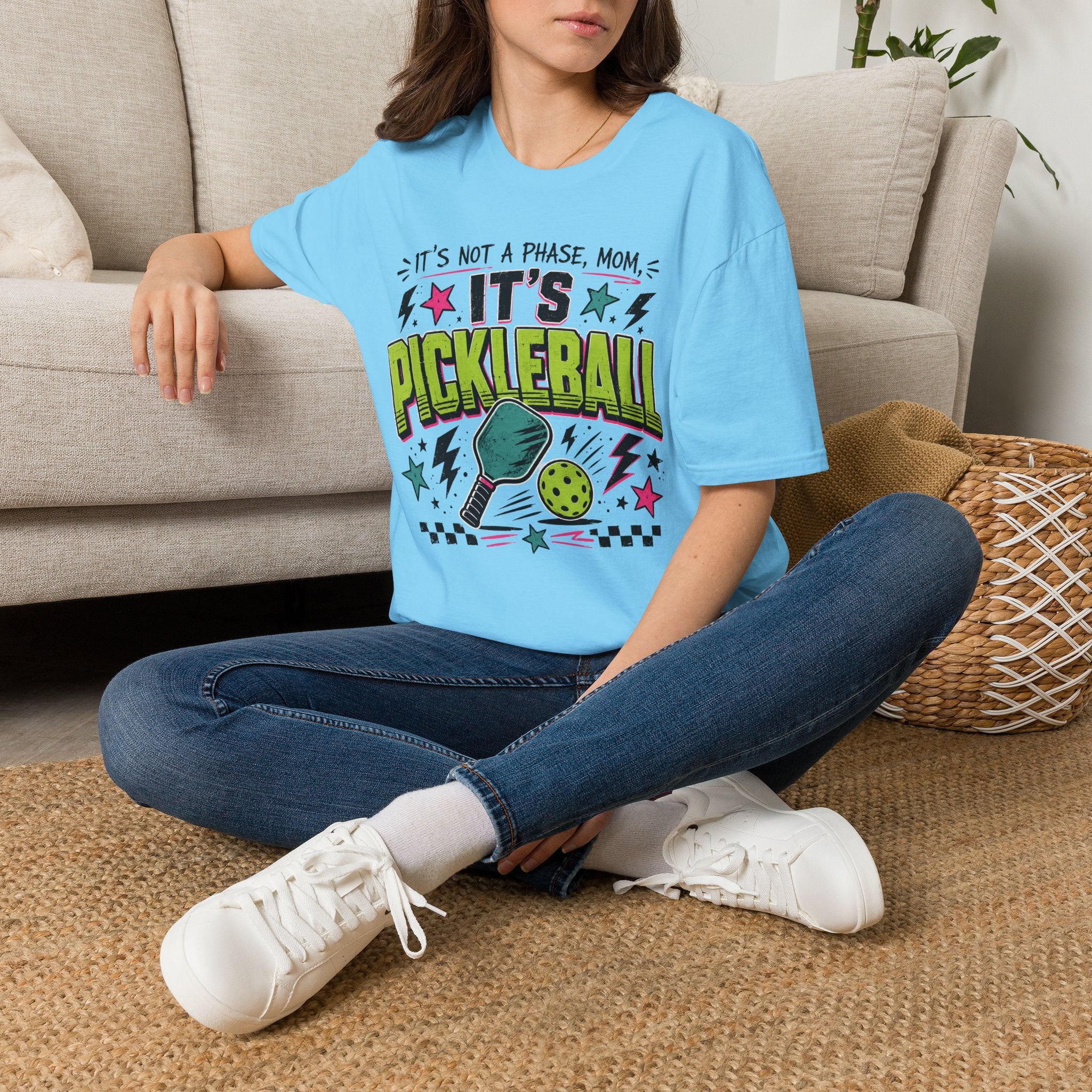 T-Shirt "It's Not A Phase Mom, It's Pickleball"