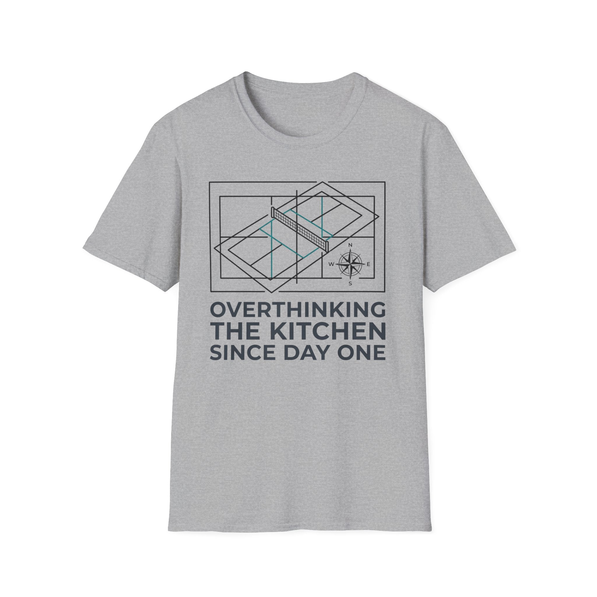 T-Shirt "Overthinking the Kitchen Since Day One"