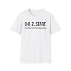 T-Shirt "0-0-2, START. — Pickleball Math"