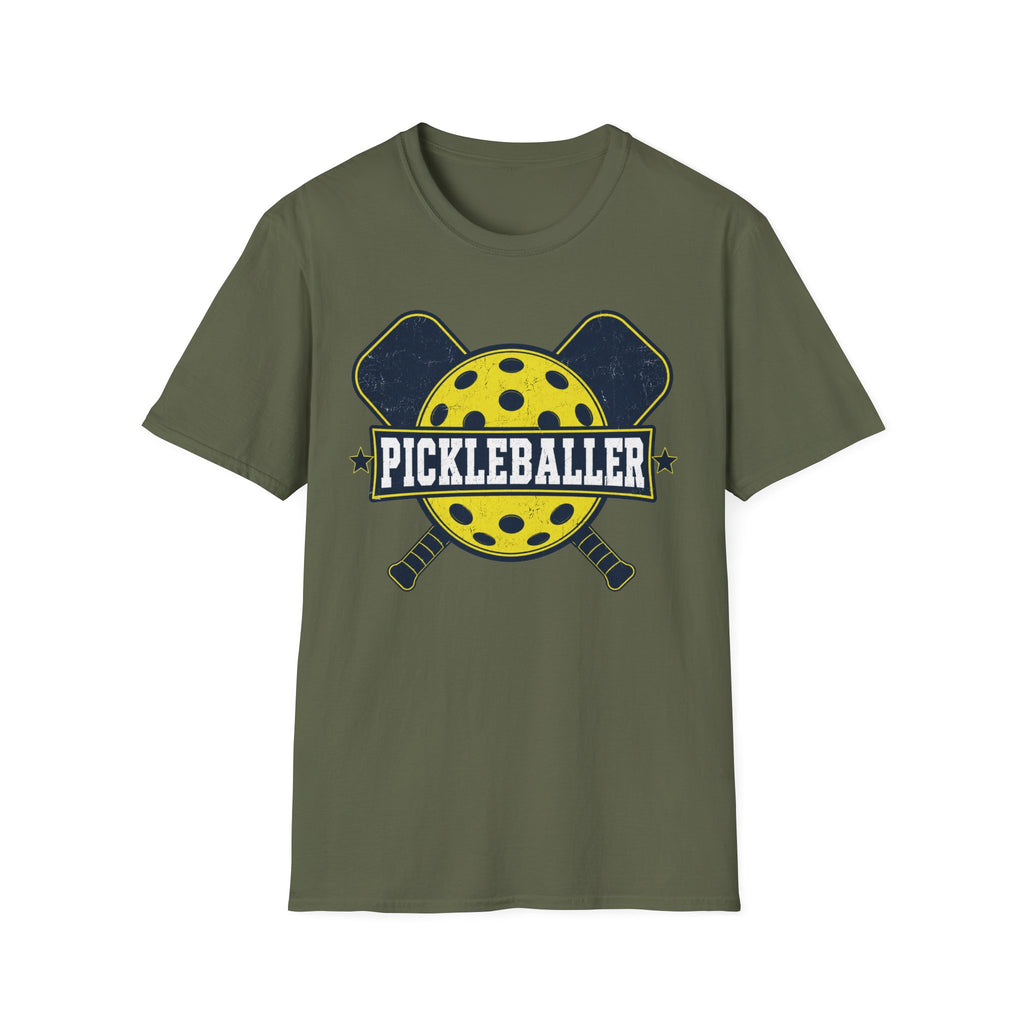T-Shirt "Pickleballer" With Paddles