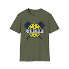 T-Shirt "Pickleballer" With Paddles