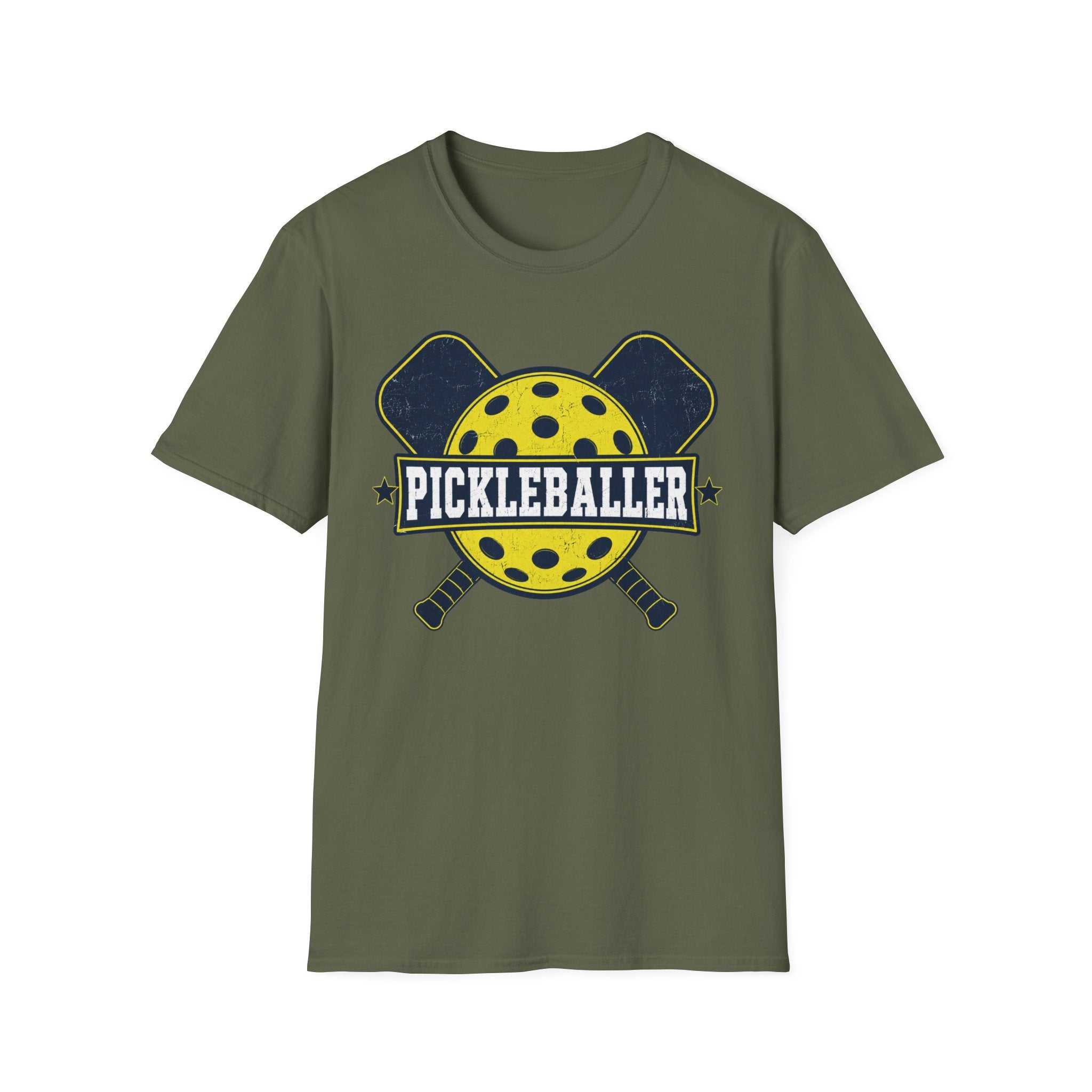 T-Shirt "Pickleballer" With Paddles