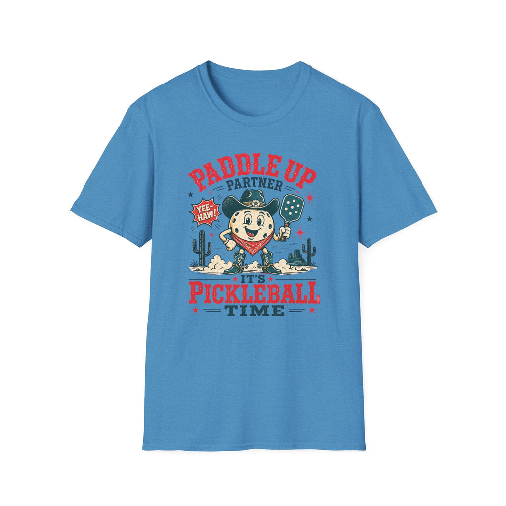 T-Shirt "Paddle Up Partner It's Pickleball Time"
