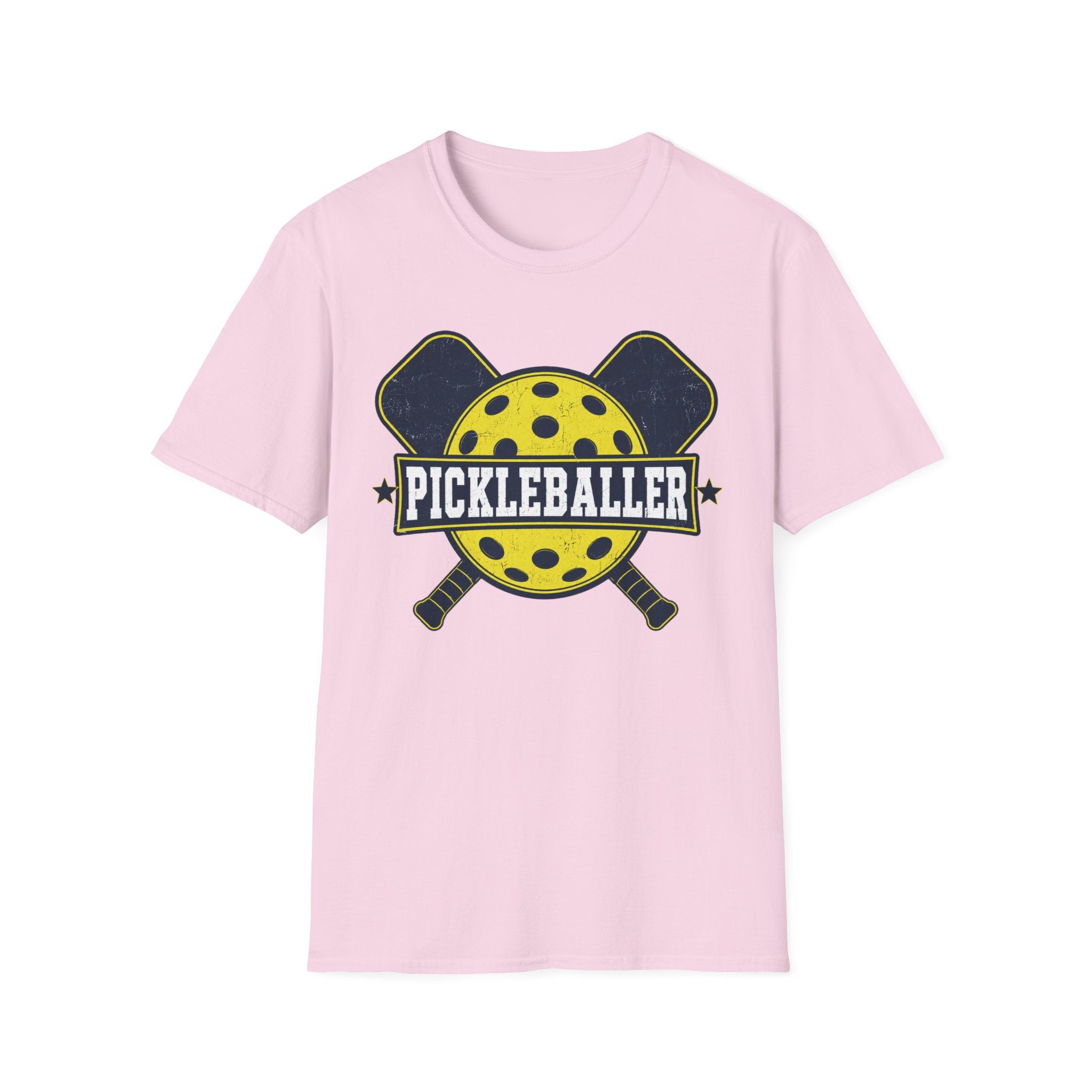 T-Shirt "Pickleballer" With Paddles