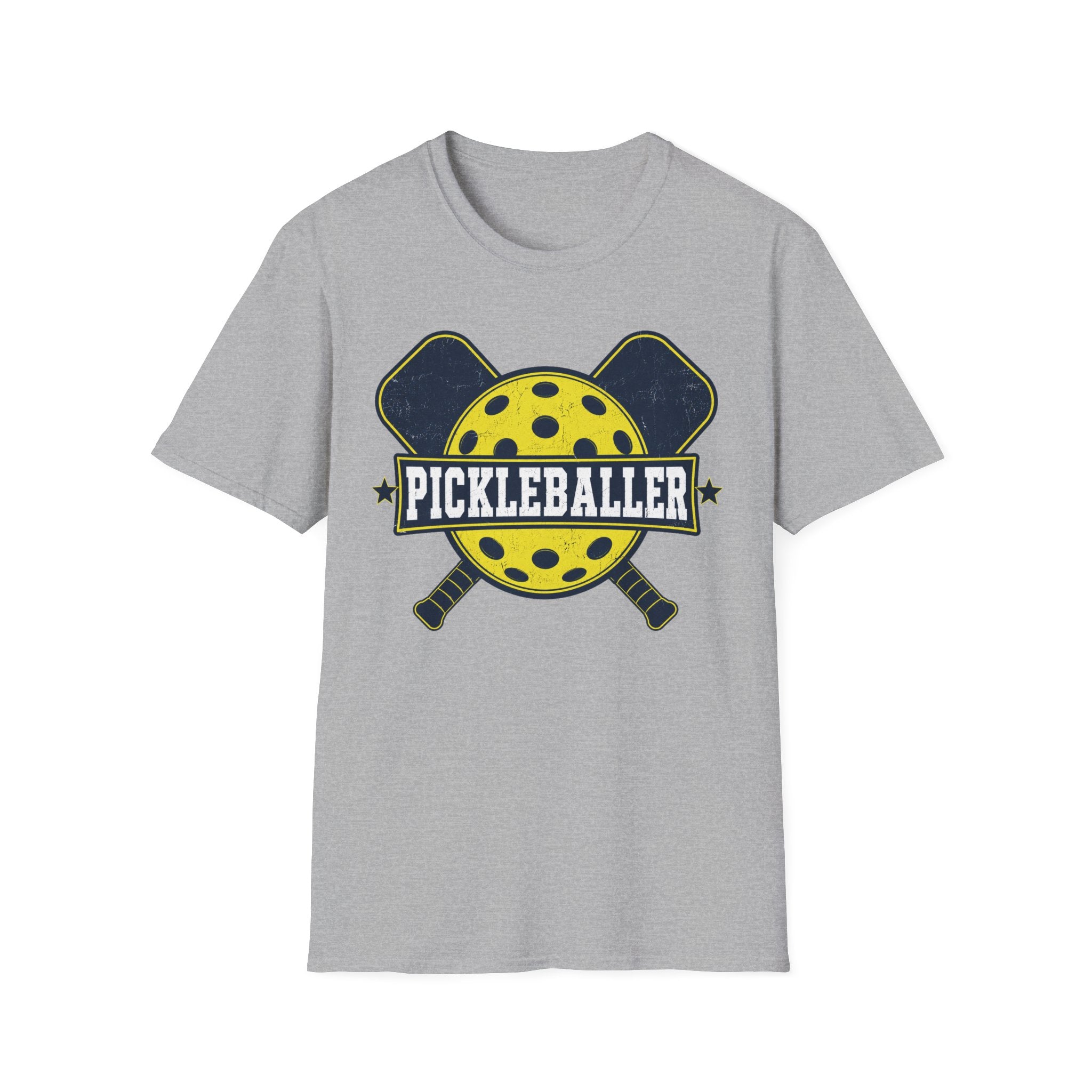 T-Shirt "Pickleballer" With Paddles